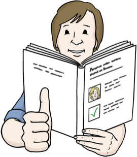 Logo für Leichte Sprache der Lebenshilfe Bremen